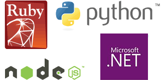 Node.js Ruby, Python, .NET -- come one, come all